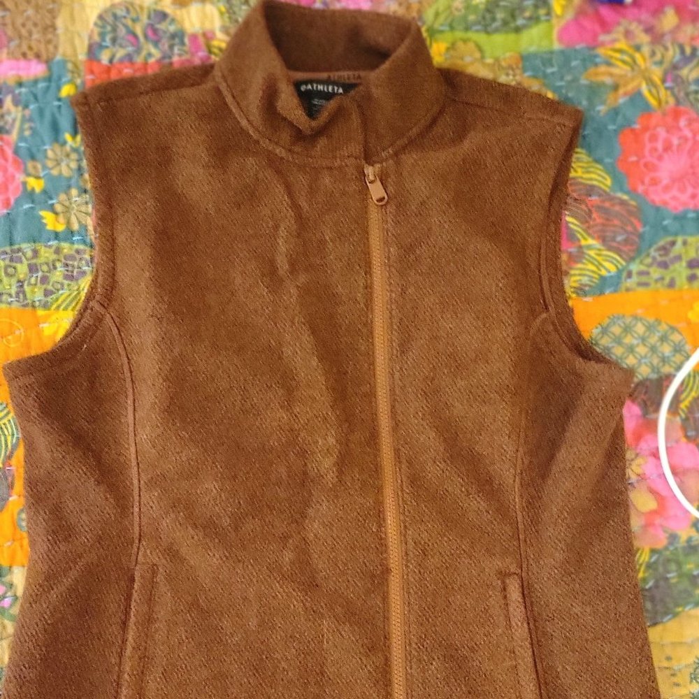 Athleta Stroll Fleece Vest.
